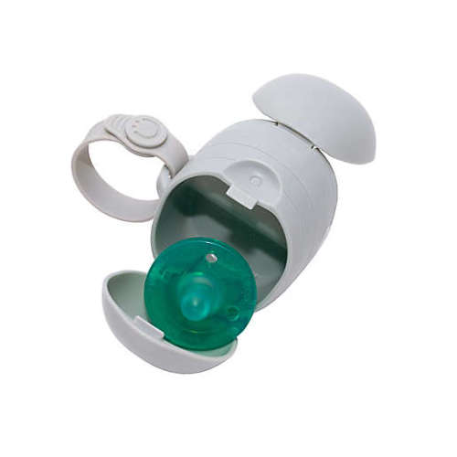 Ubbi On-the-Go Pacifier Holder in Grey