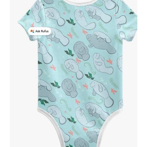 Ollabaky Unisex Baby Bodysuits Short-Sleeve Cotton Baby Clothes for Girls Boys 0-24 Months