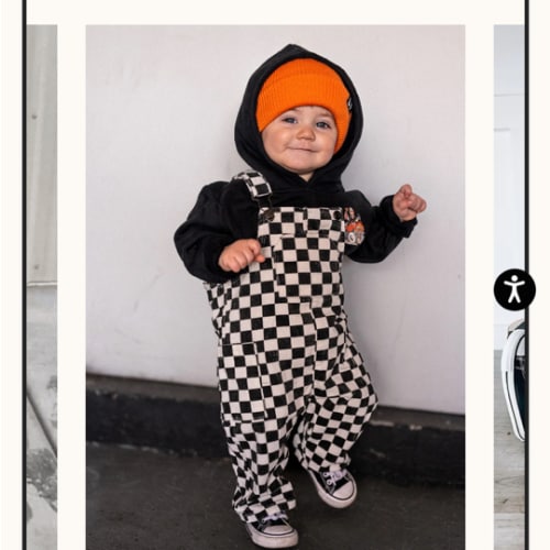 Little Trouble Checkered Overalls | Little Trouble