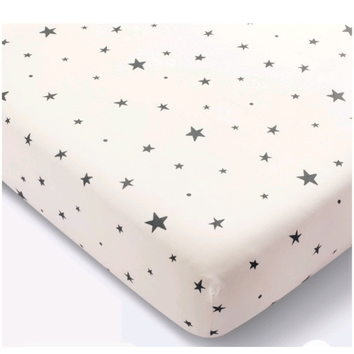 Cotton Fitted Crib Sheet - Star Print - Cloud Island™
