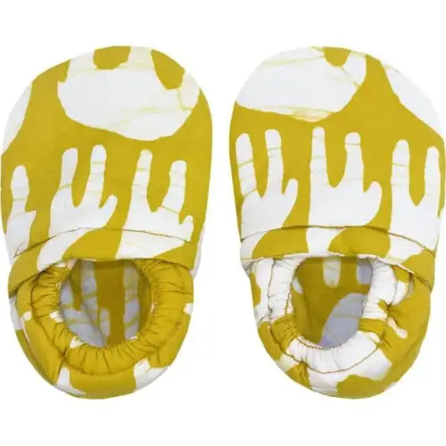 Fair Trade Crawling Shoes: Sahara - Mustard-Organic