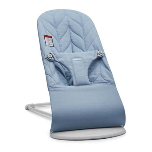 Bouncer Bliss - Blue Woven, Petal Quilt