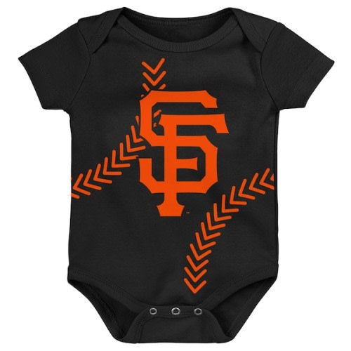 Newborn & Infant San Francisco Giants Black Running Home Bodysuit