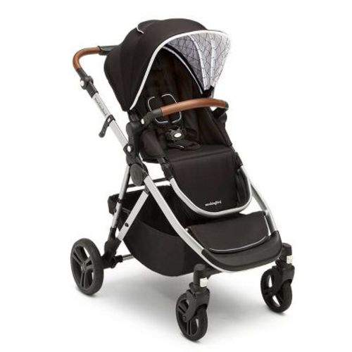 Mockingbird Single-to-Double Stroller, Color: Black Windowpane