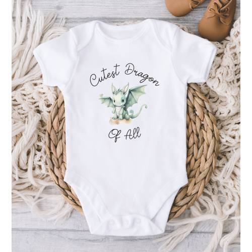 Dragon Baby ONESIES® Brand - Cutest Dragon of All Bodysuit - Baby Reveal - Baby Announce - Baby Shower Gift - New boy girl - Baby Gift