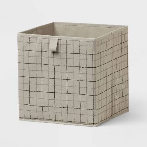 11' Fabric Bin Gray Pattern - Brightroom™