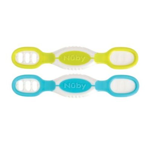 Nuby Dip Or Scoop Spoons - Neutral - 2pk