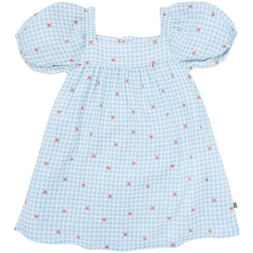 Modern Moments by Gerber Baby Girls' Dress with Puff Sleeves
