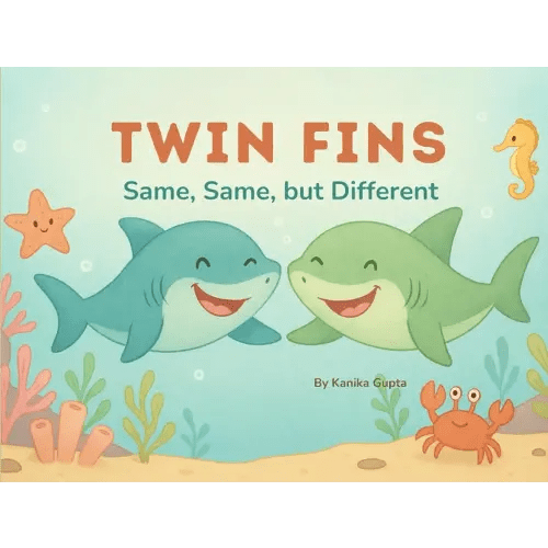 Twin Fins: Same, Same, but Different!: A Sweet Story Book About Twin Siblings Sharing a Bond and Discovering What Makes Them Different and Special. ... of a Kind. (Twin Fins Series : 5-in-1 volume)