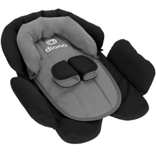 Diono Cuddle Soft 2-in-1 Head Support Comforting head and body support for babies, Black Storm