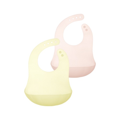 2-Pack Silicone Bibs