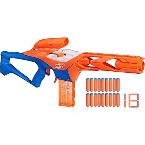Nerf N Series Pinpoint Dart Blaster, 18 N1 Darts Compatible Only N Series Blasters, 10-Dart Clip, Blaster Gifts for Kids