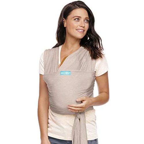 Moby Wrap Baby Carrier | Element | Baby Wrap Carrier for Newborns & Infants | #1 Baby Wrap | Baby Gift | Keeps Baby Safe & Secure | Adjustable for All Body Types | Perfect for Mom & Dad | Taupe
