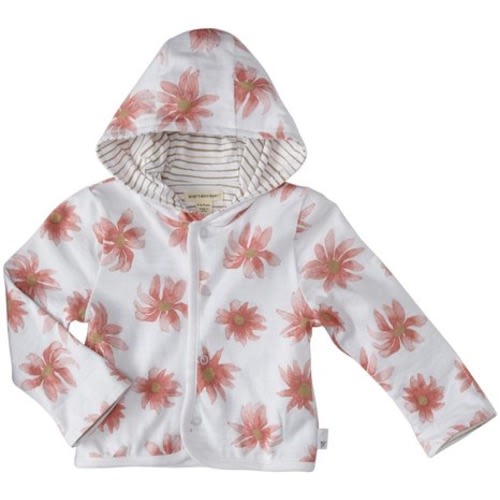 Burt's Bees Baby Baby Girls' Reversible Hooded Jacket (Baby) - Chrysanthemum
