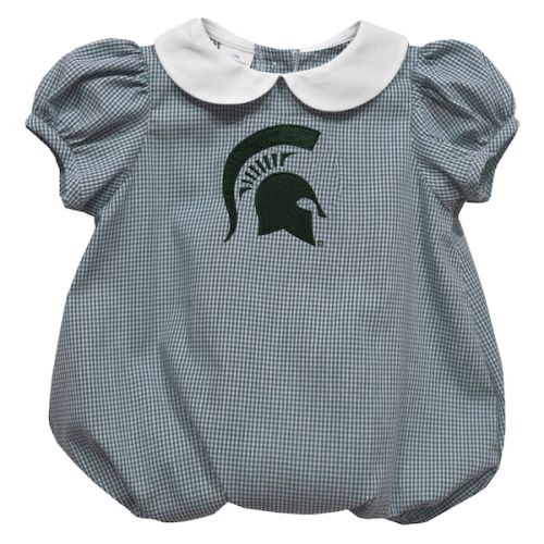 Michigan State Spartans Vive La Fete Girls Infant Puffy Bubble Dress - Green