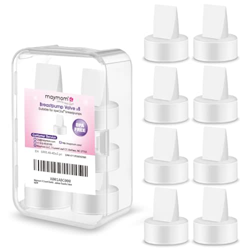 Maymom 8 Count Duckbill Valves for Spectra S1 Spectra S2 Spectra 9 Plus. Not Original Spectra Pump Parts Replace Spectra Duckbill Valve Not Original Spectra S2 Accessories Work w Spectra (White)