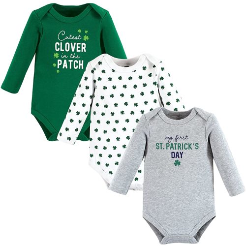 Hudson Baby unisex-baby Cotton Long-sleeve Bodysuits