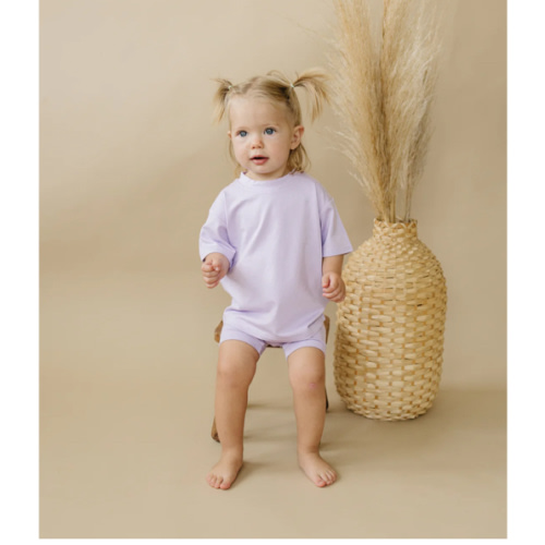 Bamboo Tee & Bike Shorts | Little Joy Co.