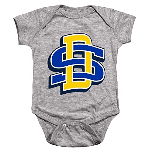 South Dakota State University Official Distressed Primary Unisex Infant Snap Suit for Baby