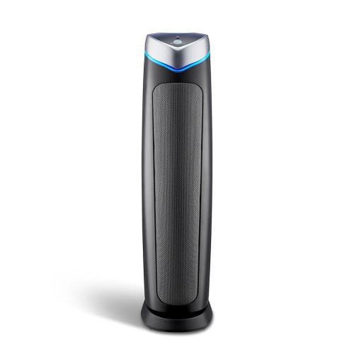 GermGuardian 5-In-1 HEPA Air Purifier for Home, Large Rooms Up To 915 Sq. Ft. with HEPA Pet Air Filter, UV-C Light & Odor Reduction, AC5250PT, 28" Tower, Gray