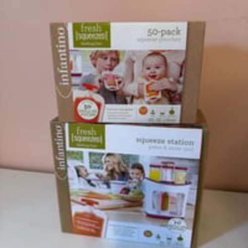 Infantino Squeeze Station & 50 pouches