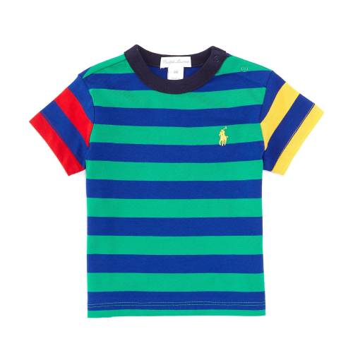 Ralph Lauren Baby Boys 3-24 Months Short Sleeve Striped Jersey T-Shirt