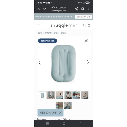 Infant Lounger | Slate