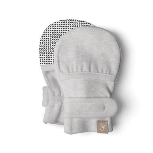 Goumi Stay On 2-Pack Mitts - City Blocks + Sandstone 0-3M