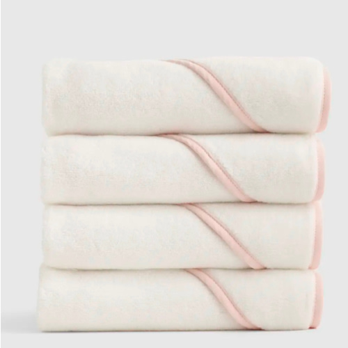 Organic Turkish Cotton Baby Hooded Towel Set 4-Pack