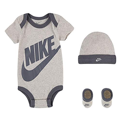 Nike Baby's Bodysuit, Hat and Booties 3 Piece Set