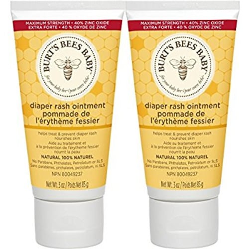 Burt's Bees Baby Diaper Rash Ointment 3 oz (Pack of 2) - Multi-Pack