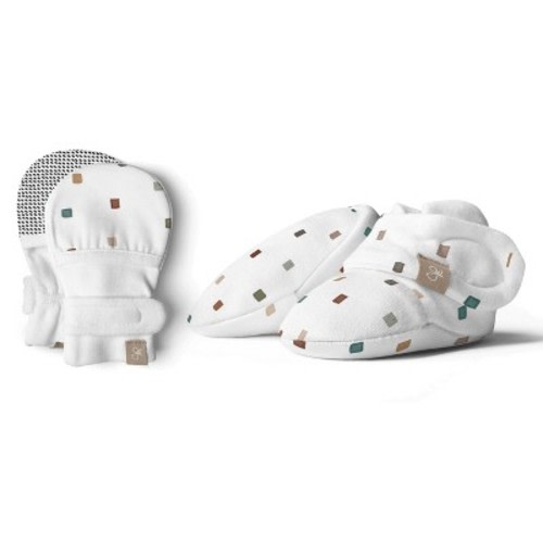 Goumi Stay On Baby Mitts & Boots Set - City Blocks 0-3M
