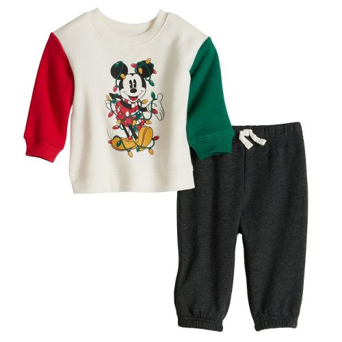 Disney's Mickey Mouse Baby & Toddler Boy Graphic Sweatshirt & Jogger Pants Set by Jumping Beans®
