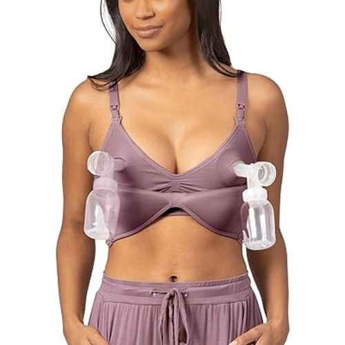 Kindred Bravely Sublime Contour Hands Free Pumping & Maternity Bra for Nursing and Breastfeeding