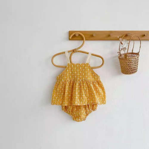 Little Chrysanthemum Sling Top With Bloomer BUMBLEBEE 6-9 MONTHS