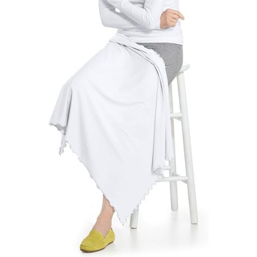 Coolibar UPF 50+ Savannah Sun Blanket - Sun Protective (One Size- White)