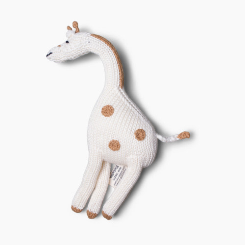 Estella Organic Cotton Handmade Baby Rattle - Giraffe