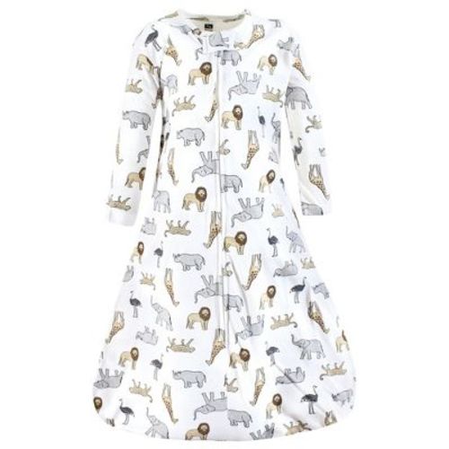 Hudson Baby Long Sleeve Cotton Jersey Sleeping Bag, Sack, Blanket, Modern Safari