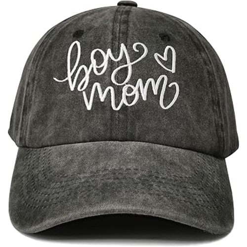 Hepandy Embroidered Boys Mom Hats