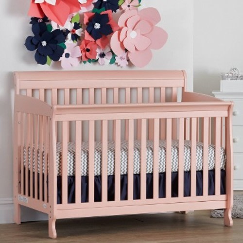 Suite Bebe Riley 4-in-1 Convertible Crib - Coral