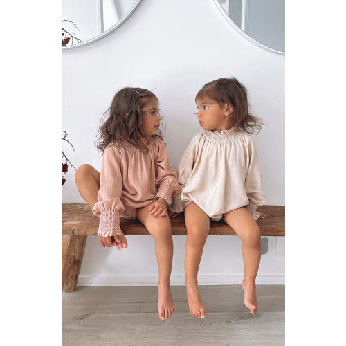 IRIS ROMPER - BISCUIT