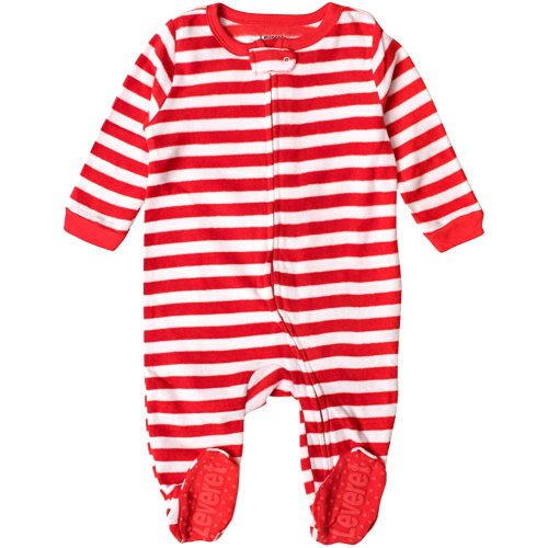 Leveret Kids Baby Boys Girls Footed Fleece Pajamas Variety of Styles (Size 3 Months-5 Years)