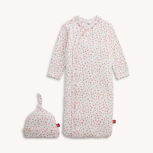 Magnetic Gown & Hat Set – Apple Blossom