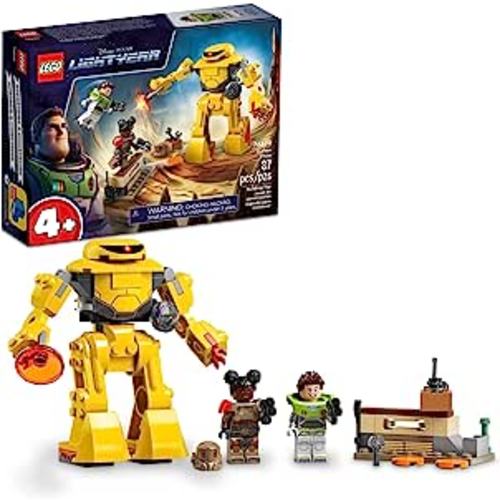 Amazon.com: LEGO Disney and Pixar’s Lightyear Zyclops Chase 76830, Space Robot Building Toy for Kids 4 Plus Year Old with Mech Action Figure and Buzz Minifigure : Toys & Games