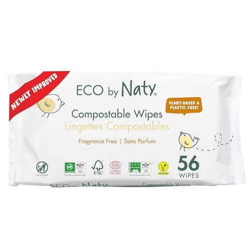 Eco by Naty Unscented Baby Wipes