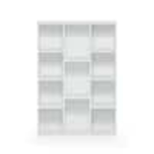 Furinno White 11-Cube Reversible Open Shelf Bookcase 11107WH