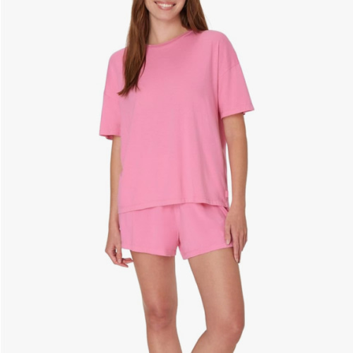 Hanes Women's Originals Supersoft 2 Piece, Loungewear Set, Comfywear, Boxy T-Shirt, Sleep Shorts, Lounge
