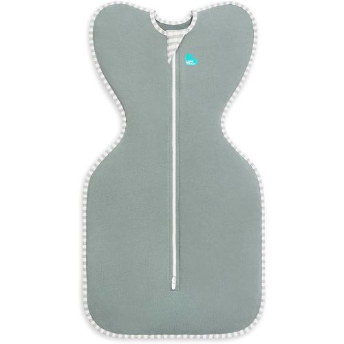 Love to Dream Swaddle UP, Baby Sleep Sack, Self-Soothing Swaddles for Newborns, Get Longer Sleep, Snug Fit Helps Calm Startle Reflex, New Born Essentials for Baby, 1.0 TOG, 13-19 lbs, Deep Olive