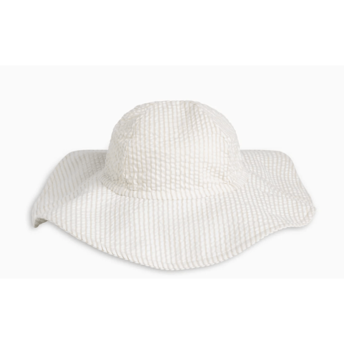 Seersucker Sun Hat