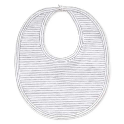 Gray Kissy Essentials Stripe Bib